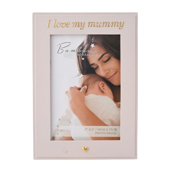 Bambino 'I Love My Mummy' Photo Frame 4x6"