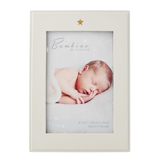 Bambino Photo Frame with Star Icon 4x6"
