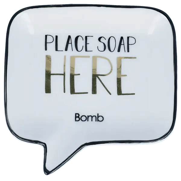 Bomb Cosmetics Place Soap Here Soap Dish