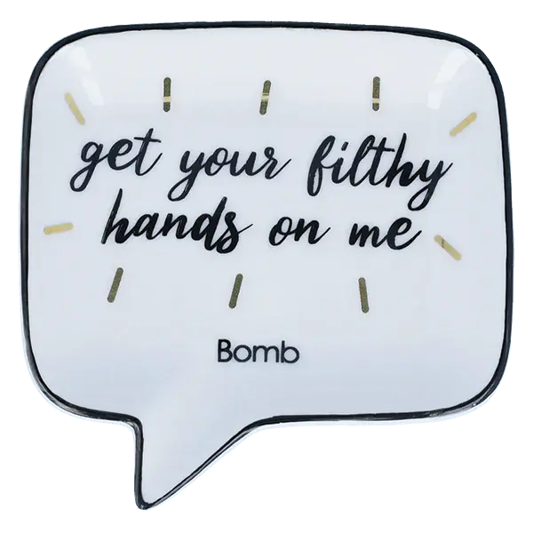 Bomb Cosmetics Get Your Filthy Hands On Me Soap Dish