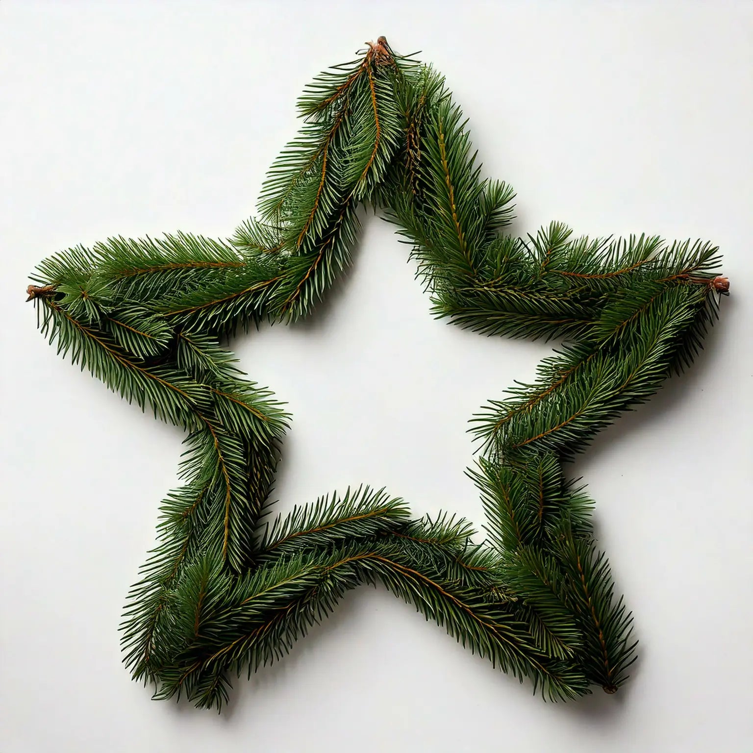 Home Made Wreath - Plain Star