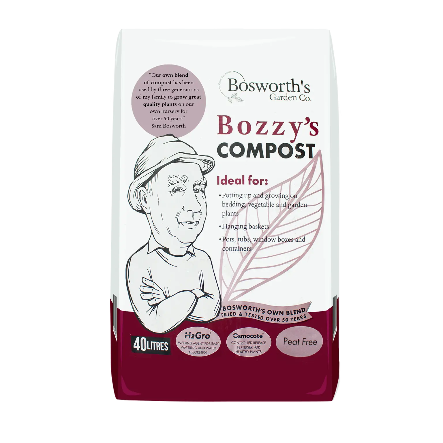 Bozzy's Peat Free Compost 40L