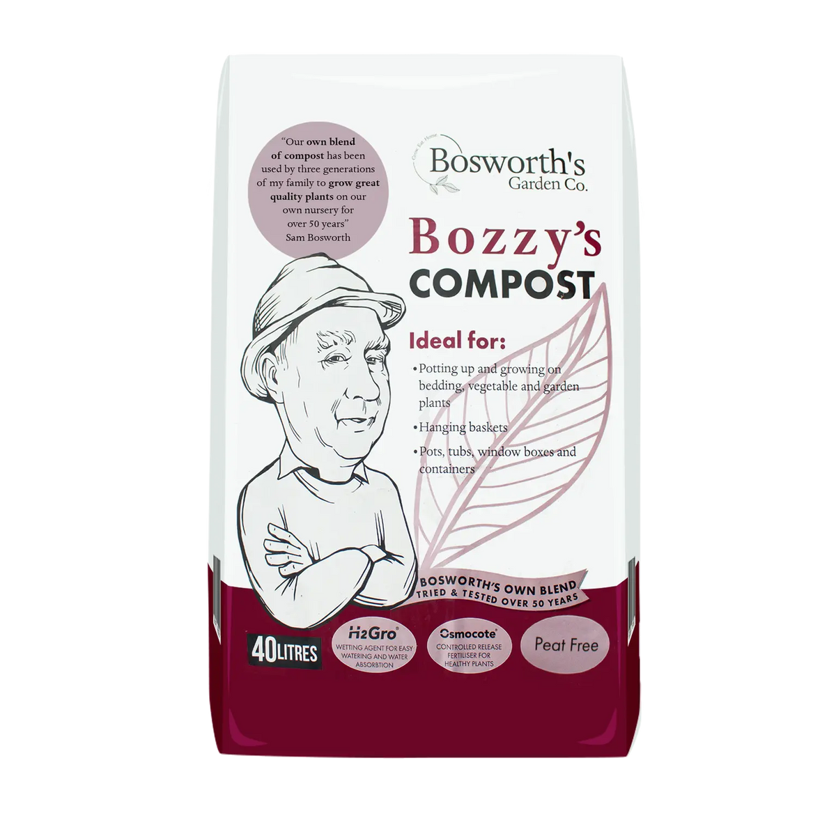 Bozzy's Peat Free Compost 40L