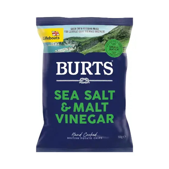 Burts - Sea Salt & Malted Vinegar 150g