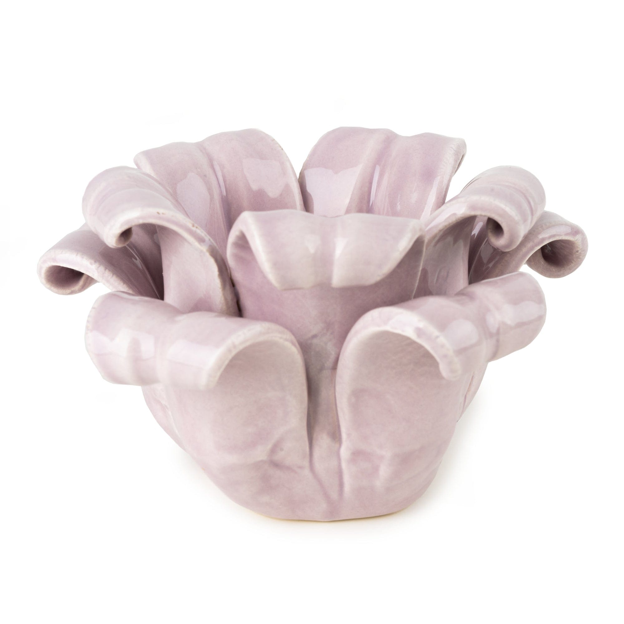 Candlelight Bell Flower Tealight Holder Lilac