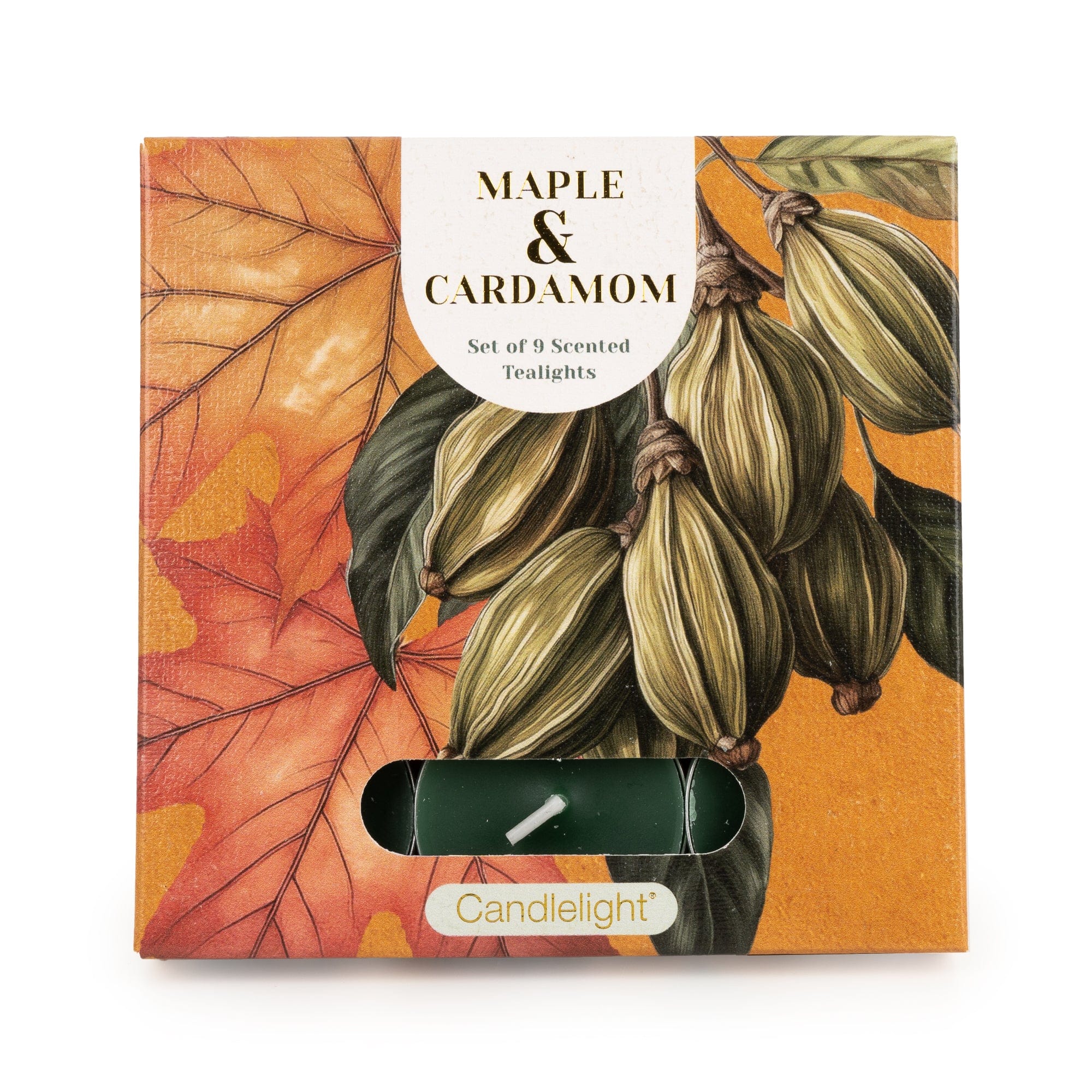 Candlelight Tealights Maple & Cardamom Set Of 9