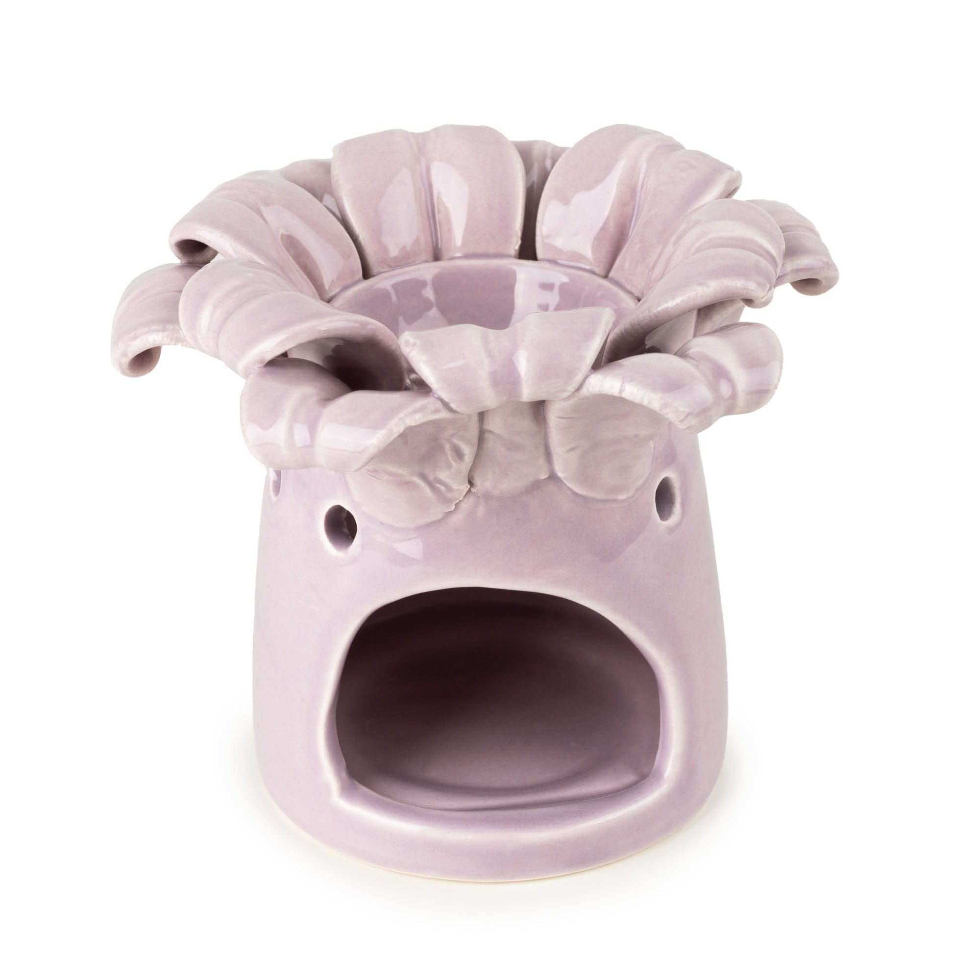 Candlelight Bell Flower Shaped Wax Burner Lilac