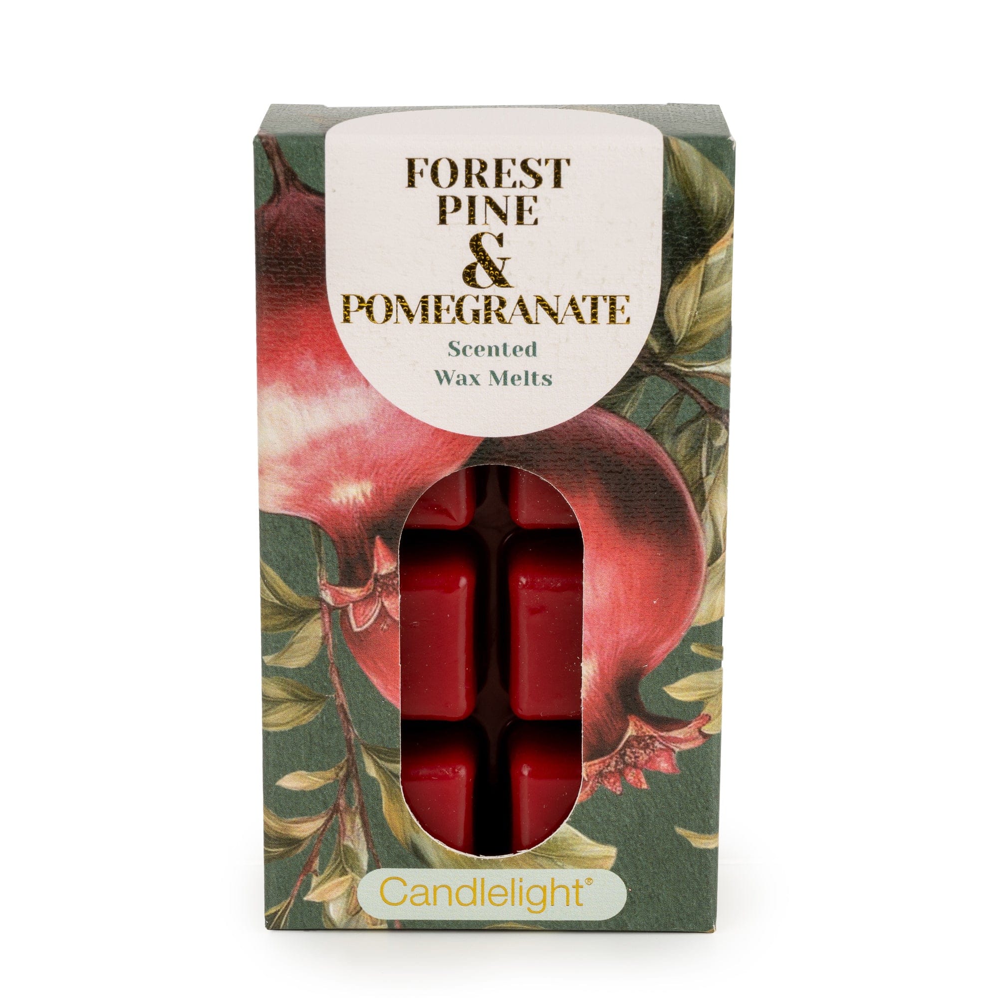 Candlelight Wax Melts Forest Pine & Pomegranate 8 Pack