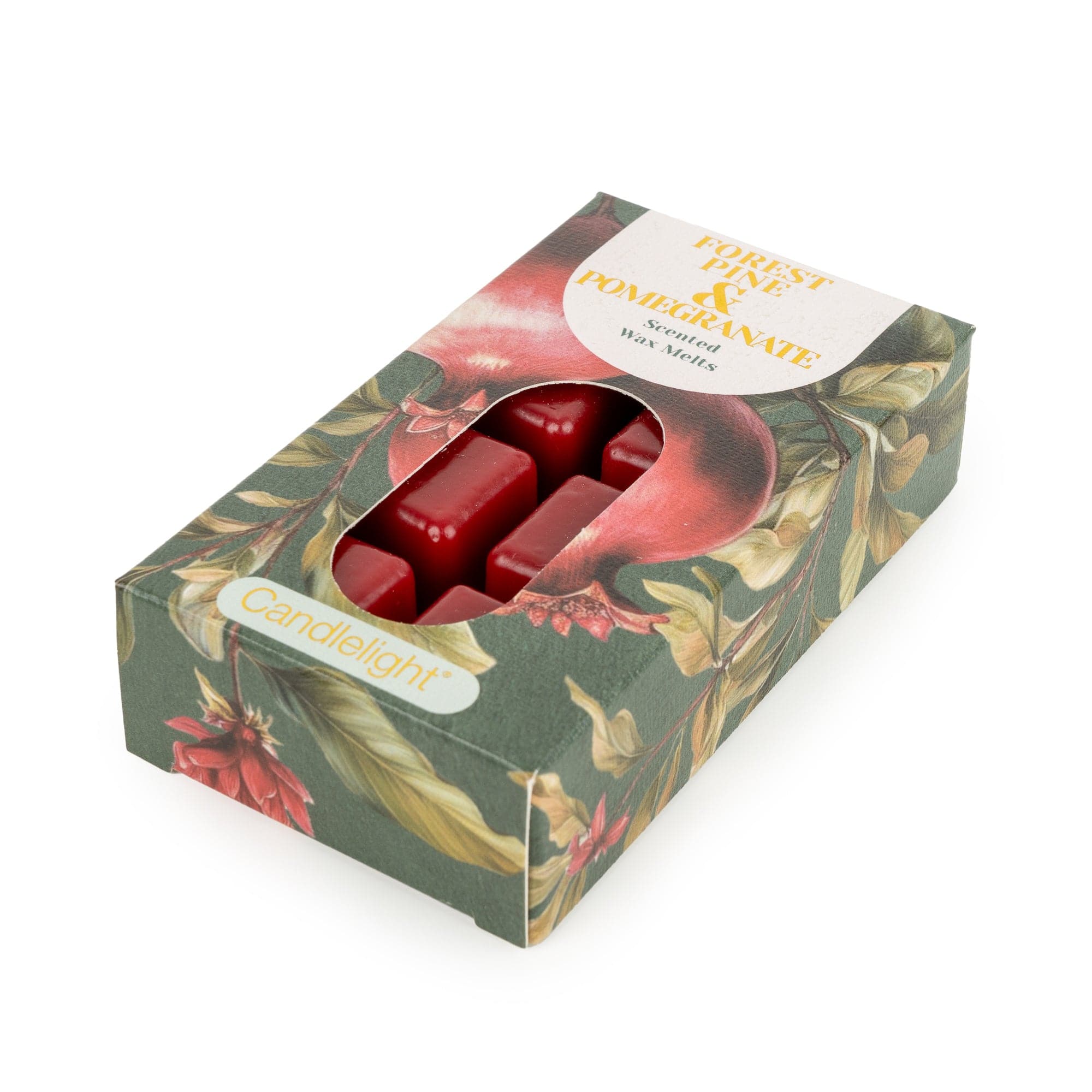 Candlelight Wax Melts Forest Pine & Pomegranate 8 Pack