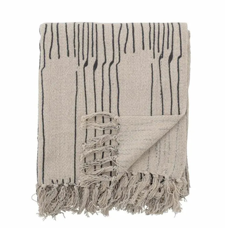 Bloomingville Celly Recycled Cotton Throw Nature