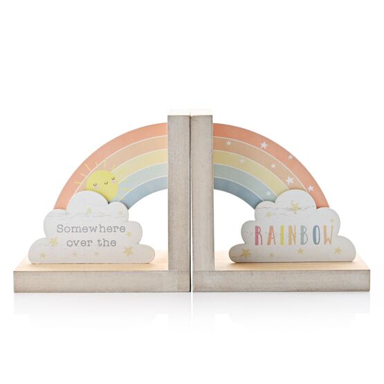 Celebrations Petit Cheri Rainbow Bookends "Somewhere Over the Rainbow"