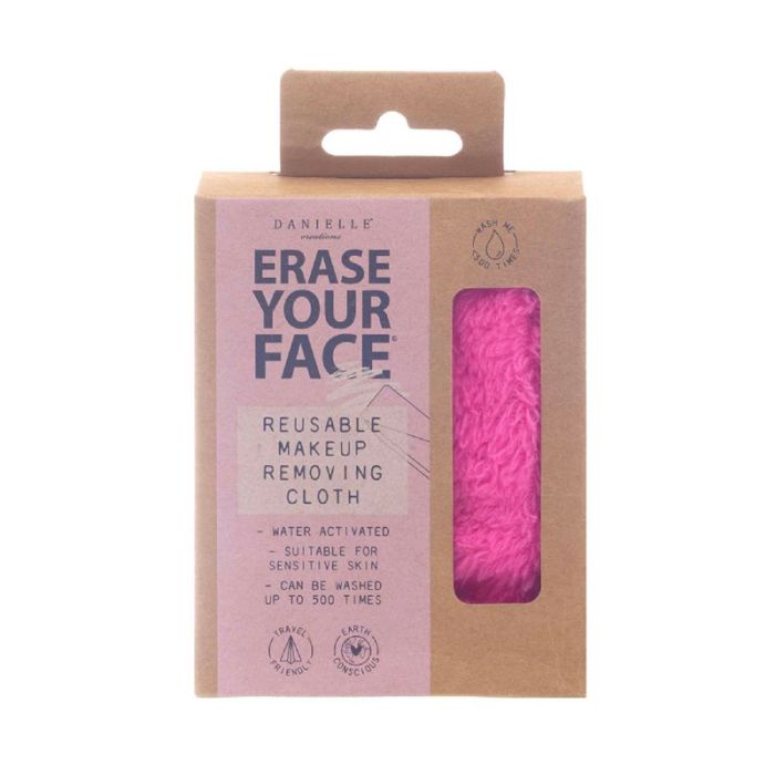Danielle Creations Erase Your Face Makeup Removing Cloth - Pink