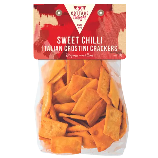 Cottage Delight 70g Sweet Chilli Italian Crostini Crackers