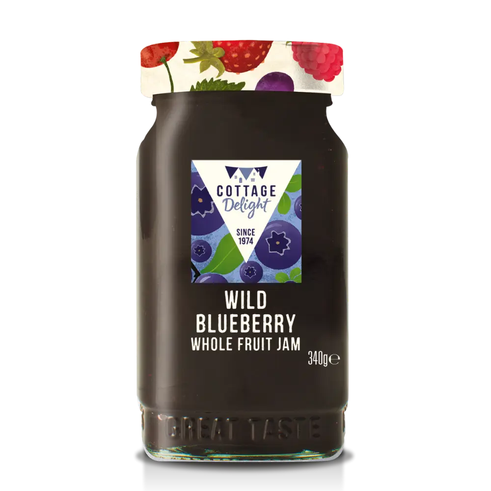 Cottage Delight 340g Wild Blueberry Whole Fruit Jam 2025