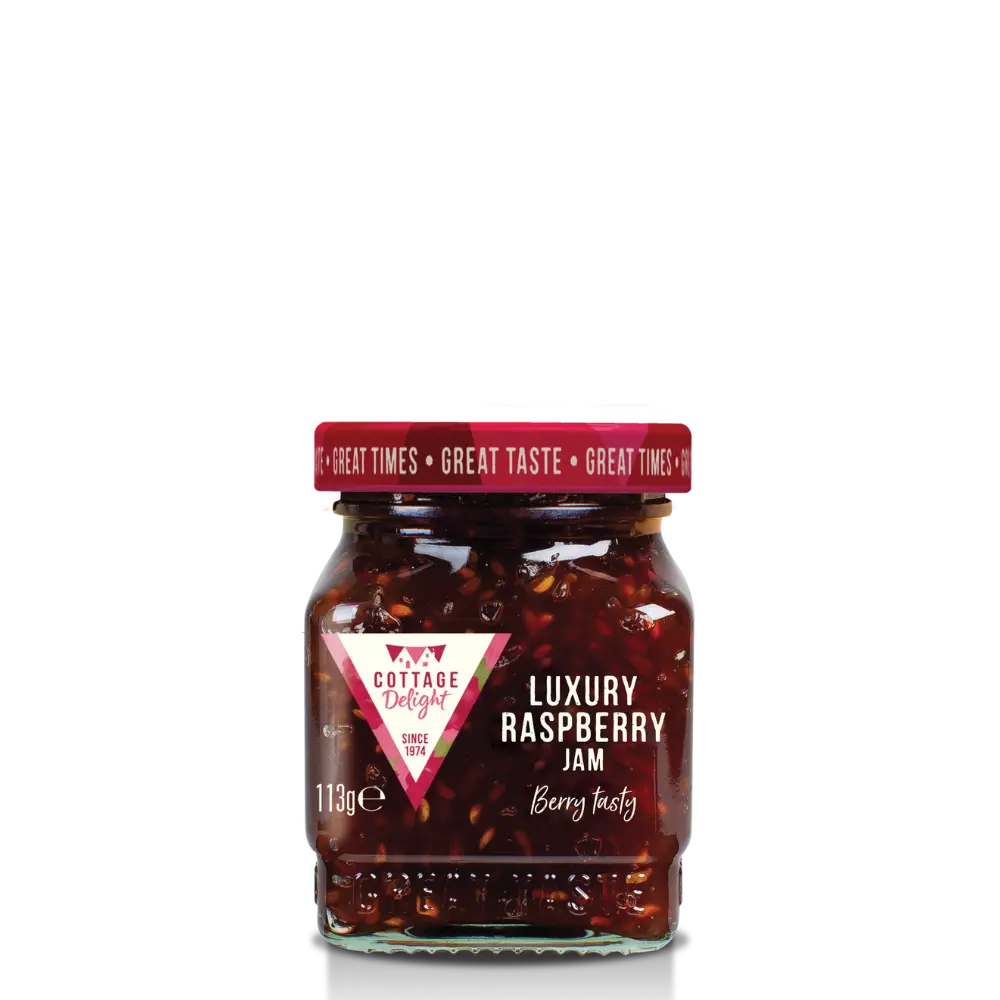 Cottage Delight 113g Luxury Raspberry Jam
