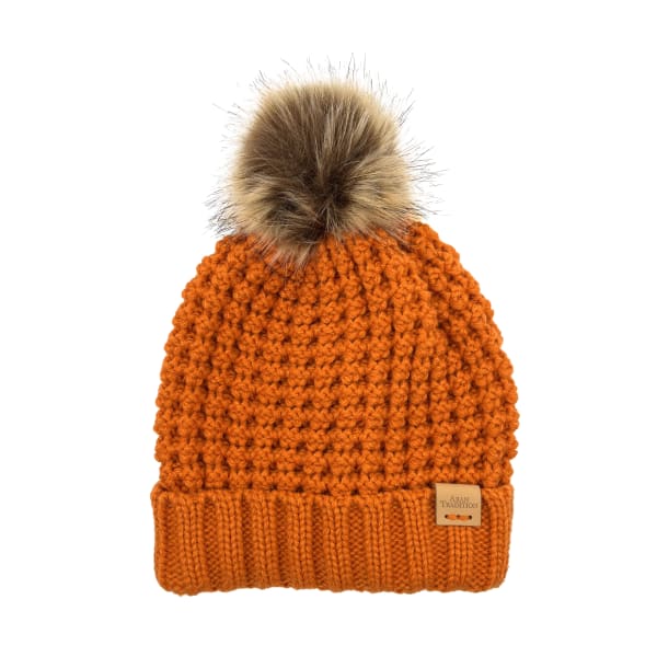 Aran Popcorn Bobble Hat - Marmalade