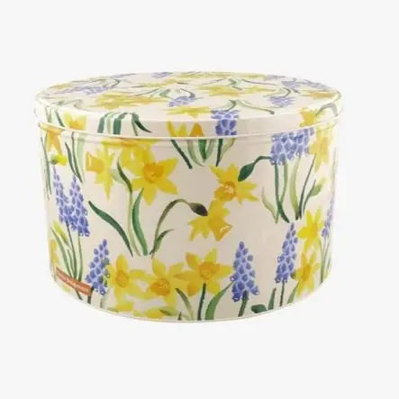 Emma Bridgewater Little Daffodils round Cake Tin Large