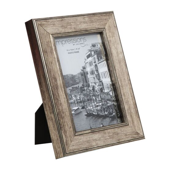 Impressions Tarnished Pewter Look Photo Frame 4x6"