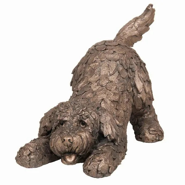 Frith Sculptures Barney Cockapoo Playing