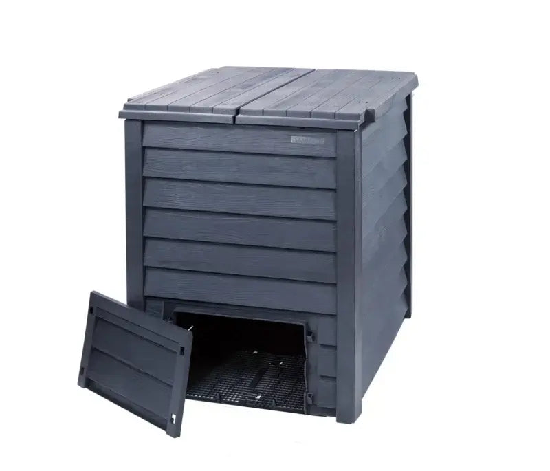 Garantia Thermo-Wood Composter 600L With Soil Fence Base