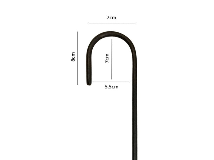 Garden Pride Tree Hanger S Hook 18" Black