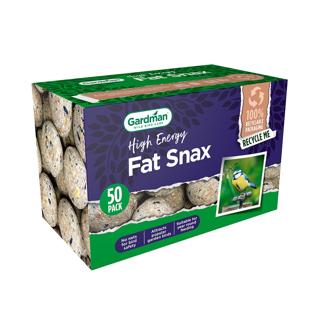 Gardman Fat Snax Suet Ball 50 Box