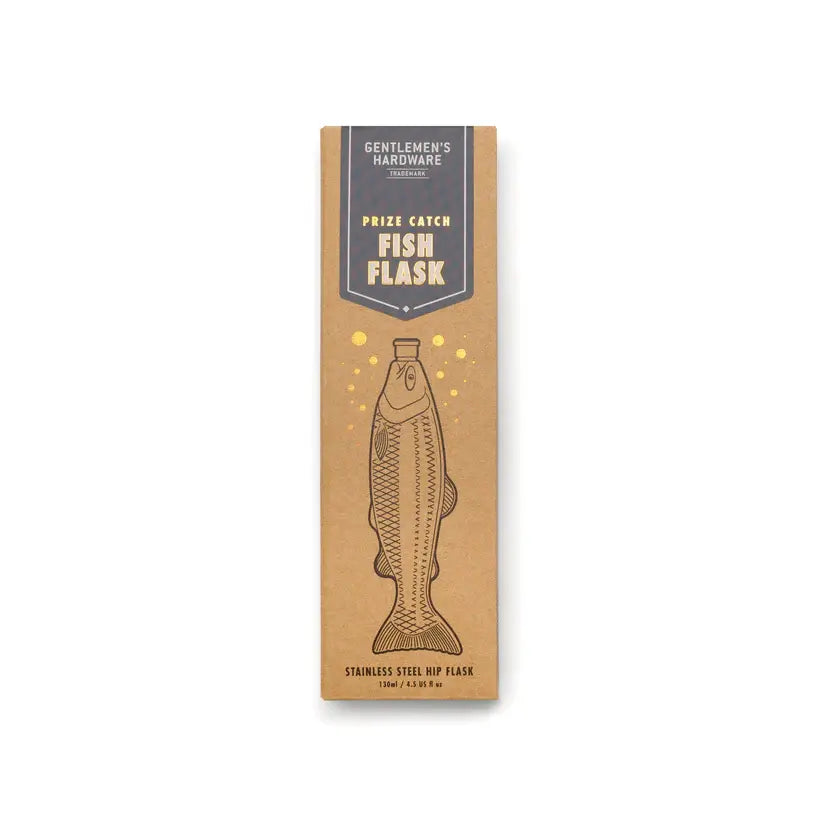 Gentlemens Hardware Fish Hip Flask - Prize Catch