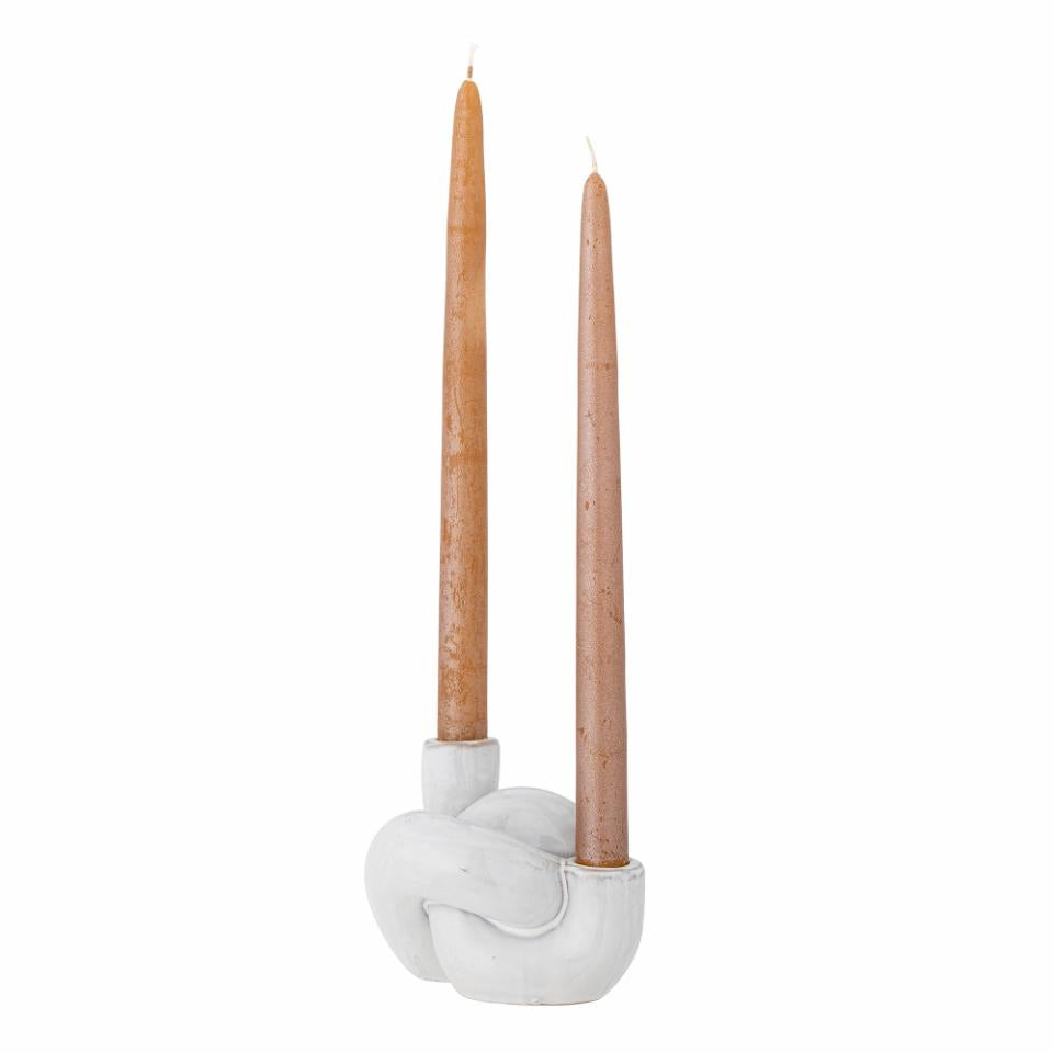 Bloomingville Haydn Candle Holder White Stoneware