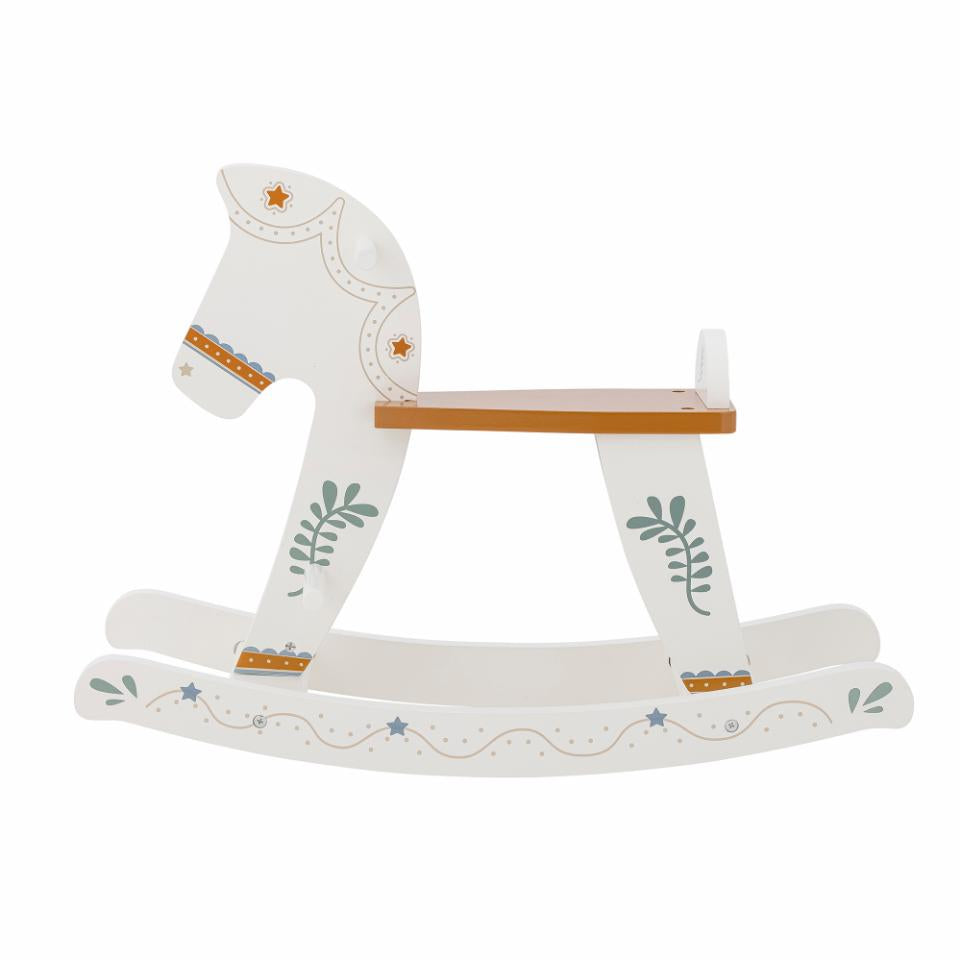 Bloomingville Ruddy Rocking Toy Horse White