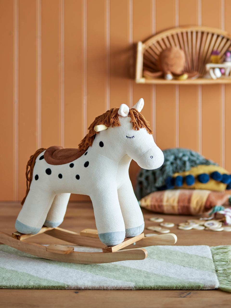 Bloomingville Merlen Rocking Toy Horse White