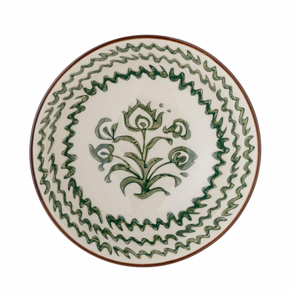 Bloomingville Heikki Bowl Green Stoneware
