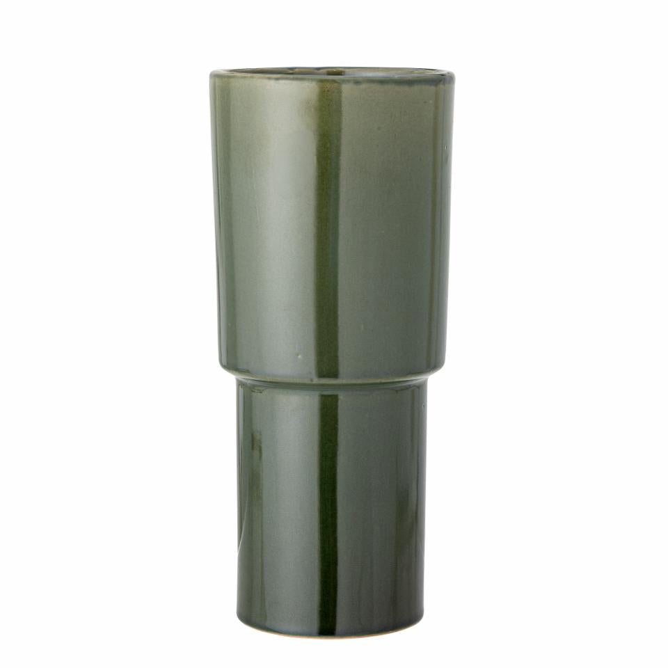 Bloomingville Marji Vase Green Stoneware