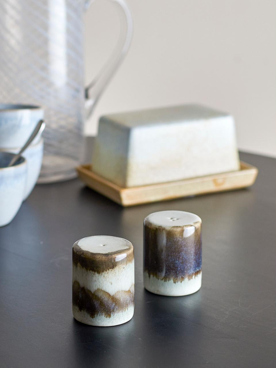 Bloomingville Paula Salt & Pepper Shaker Set Grey