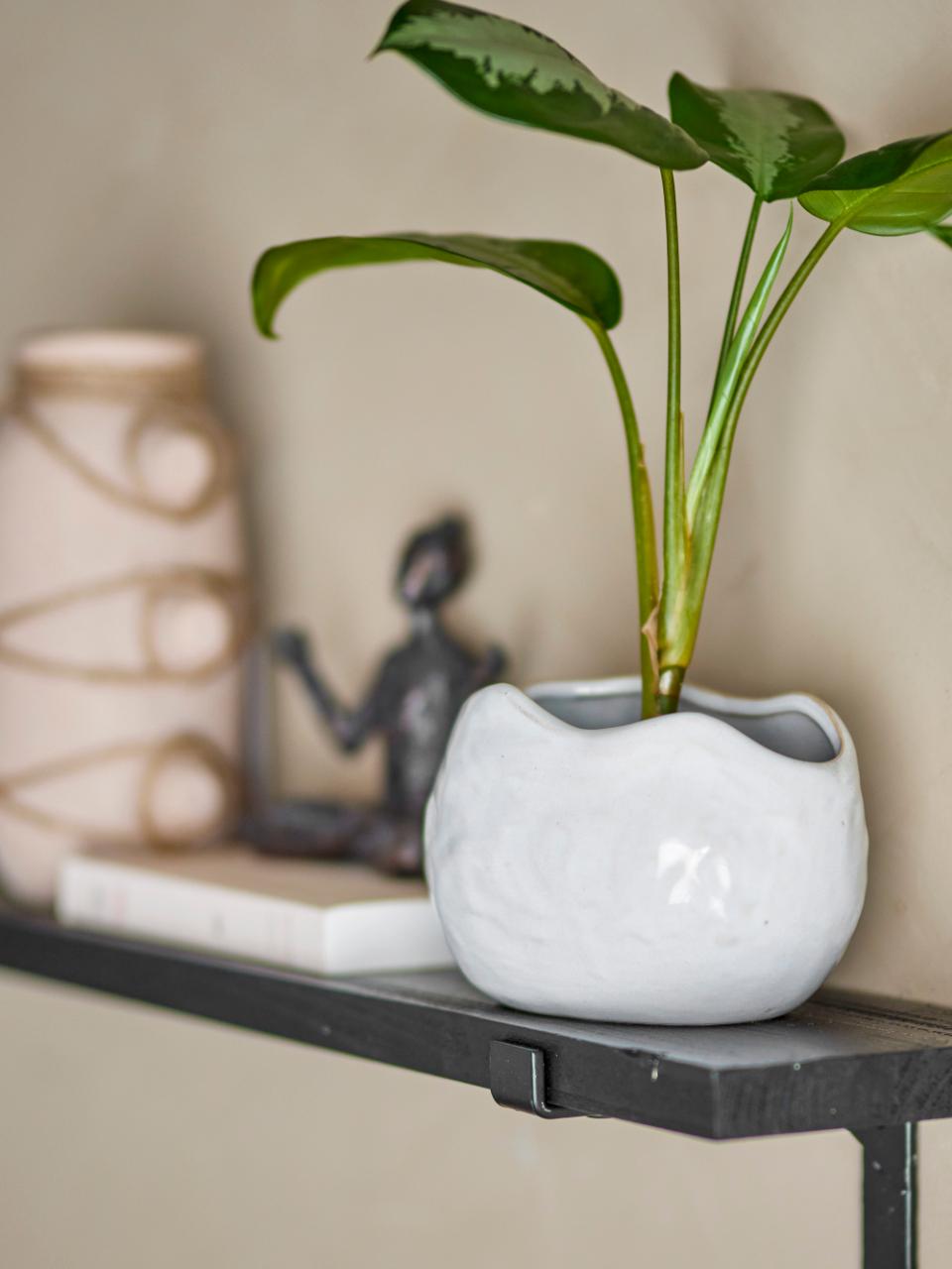 Bloomingville Pennie Flowerpot White Stoneware