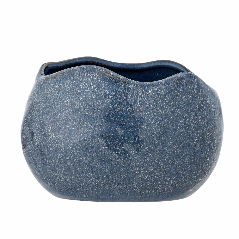 Bloomingville Pennie Flowerpot Blue Stoneware