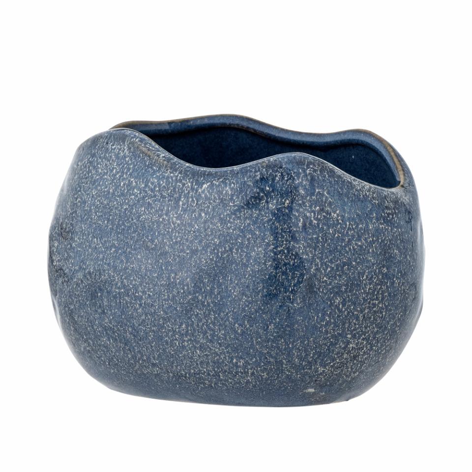Bloomingville Pennie Flowerpot Blue Stoneware