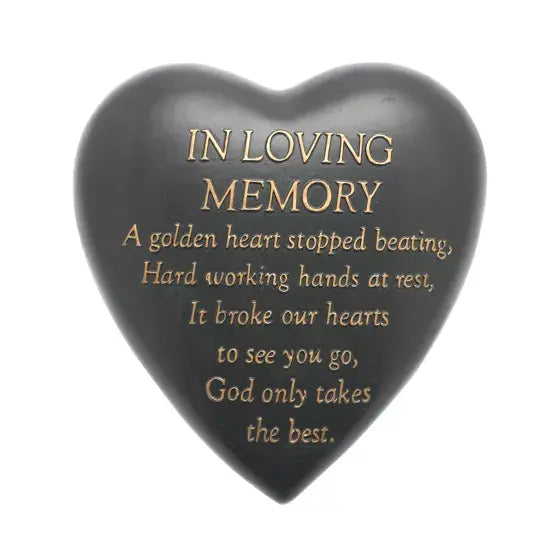 Grey Heart Loving Memory
