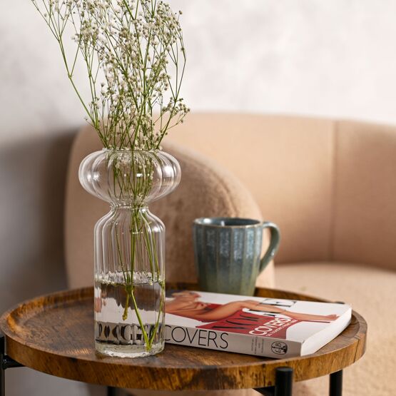 Hestia Clear Glass Vase