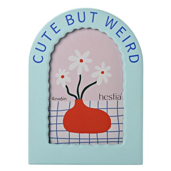 Hestia Baby Blue Frame 4x6" - Cute But Weird