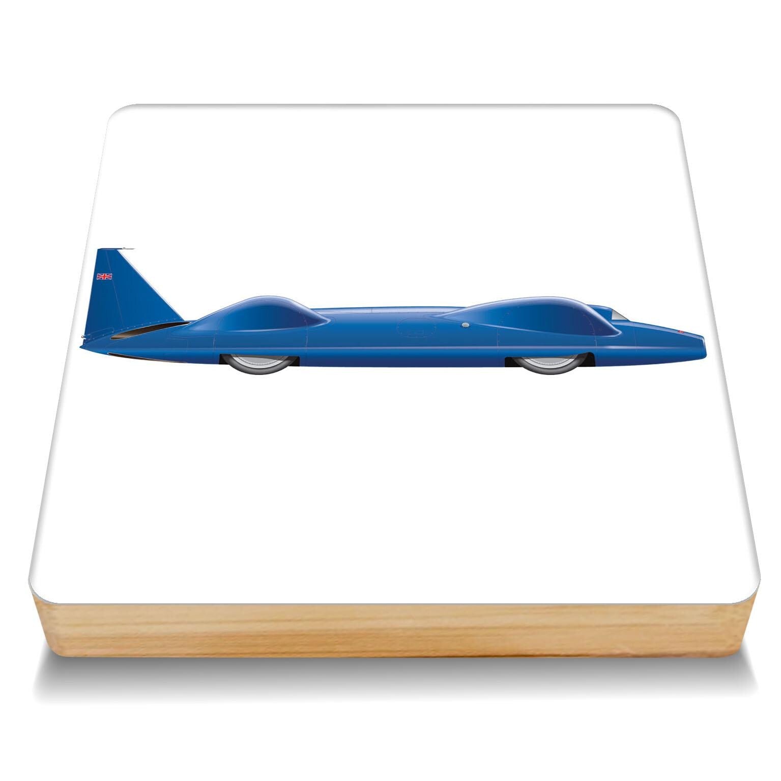 Coach House Bluebird Bamboo Drinks Coaster (100x100x10)