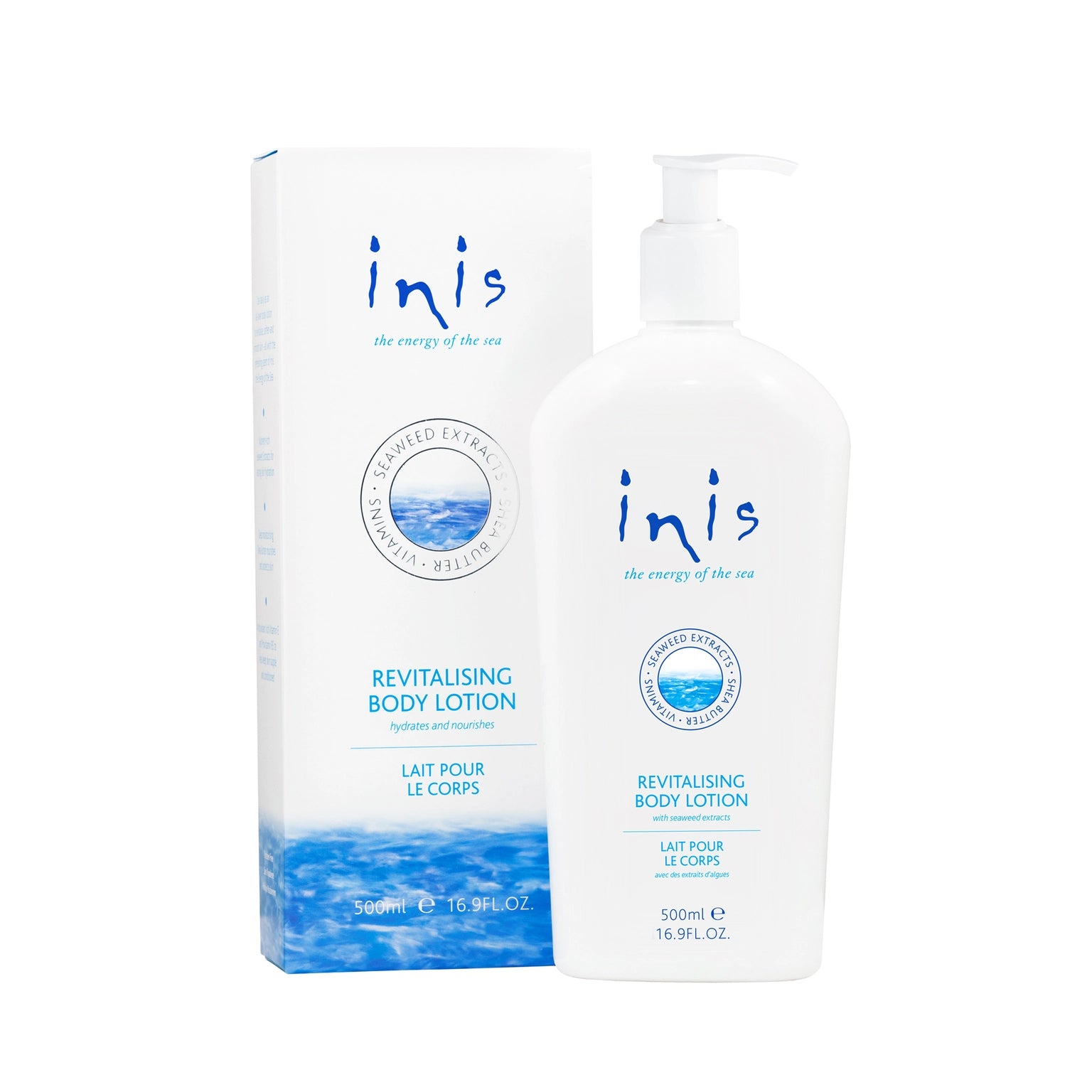 Inis Revitalising Body Lotion Pump Bottle 500ml