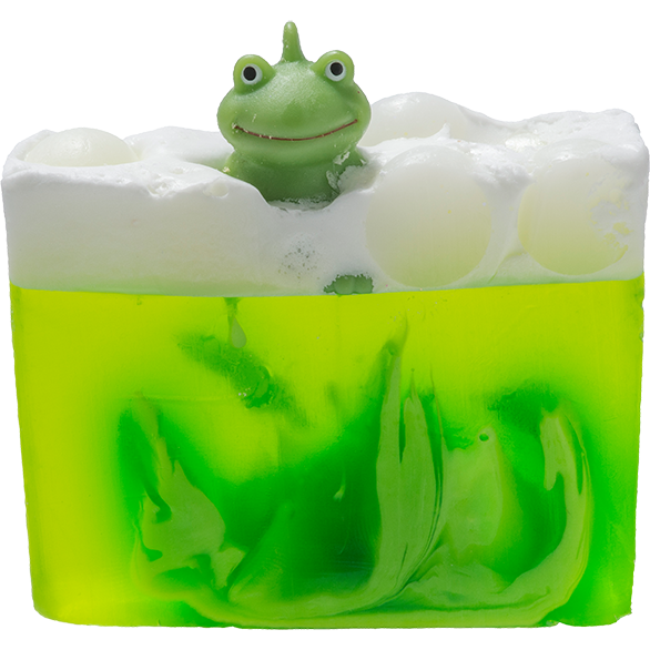 Bomb Cosmetics It's Not Easy Being Green Soap Slice