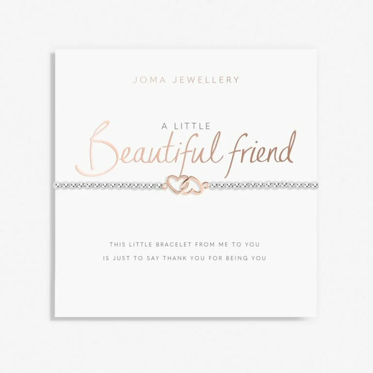 Joma Jewellery A Little 'Beautiful Friend' Bracelet In Silver Plating