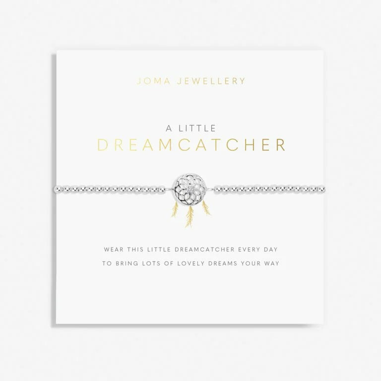 Joma Jewellery A Little 'Dreamcatcher' Bracelet In Silver Plating
