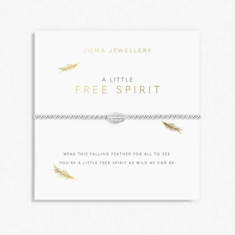 Joma Jewellery A Little 'Free Spirit' Bracelet In Silver Plating