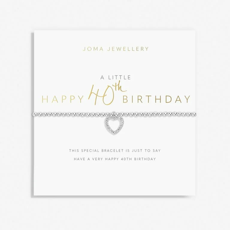 Joma Jewellery A Little Happy 40Th Birthday - Bracelet