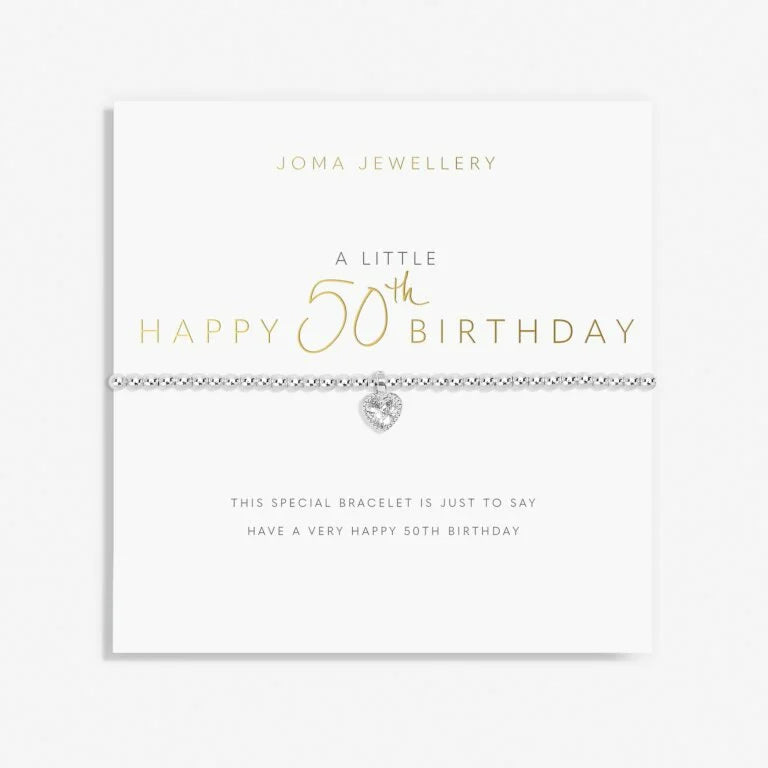 Joma Jewellery A Little Happy 50Th Birthday - Bracelet