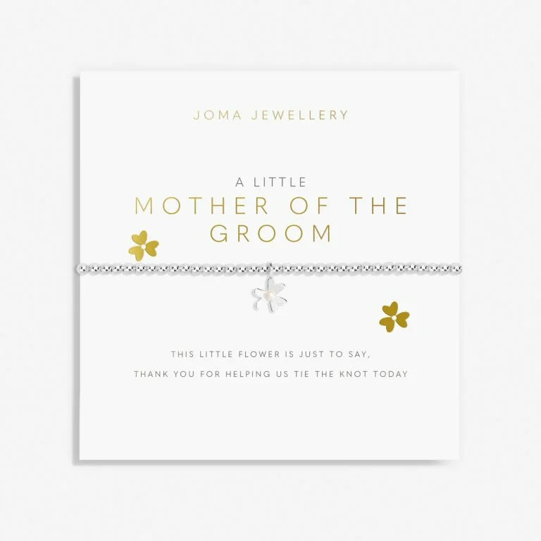 Joma Jewellery | A Little 'Mother Of The Groom' Silver Plated Stretch Bracelet
