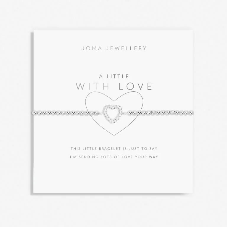 Joma Jewellery A Little 'With Love' Silver Plated Bracelet