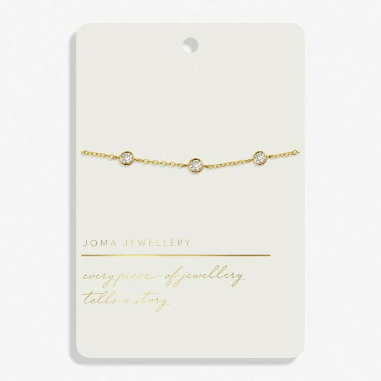 Joma Jewellery Style Stories Cz Gold Plated Bracelet